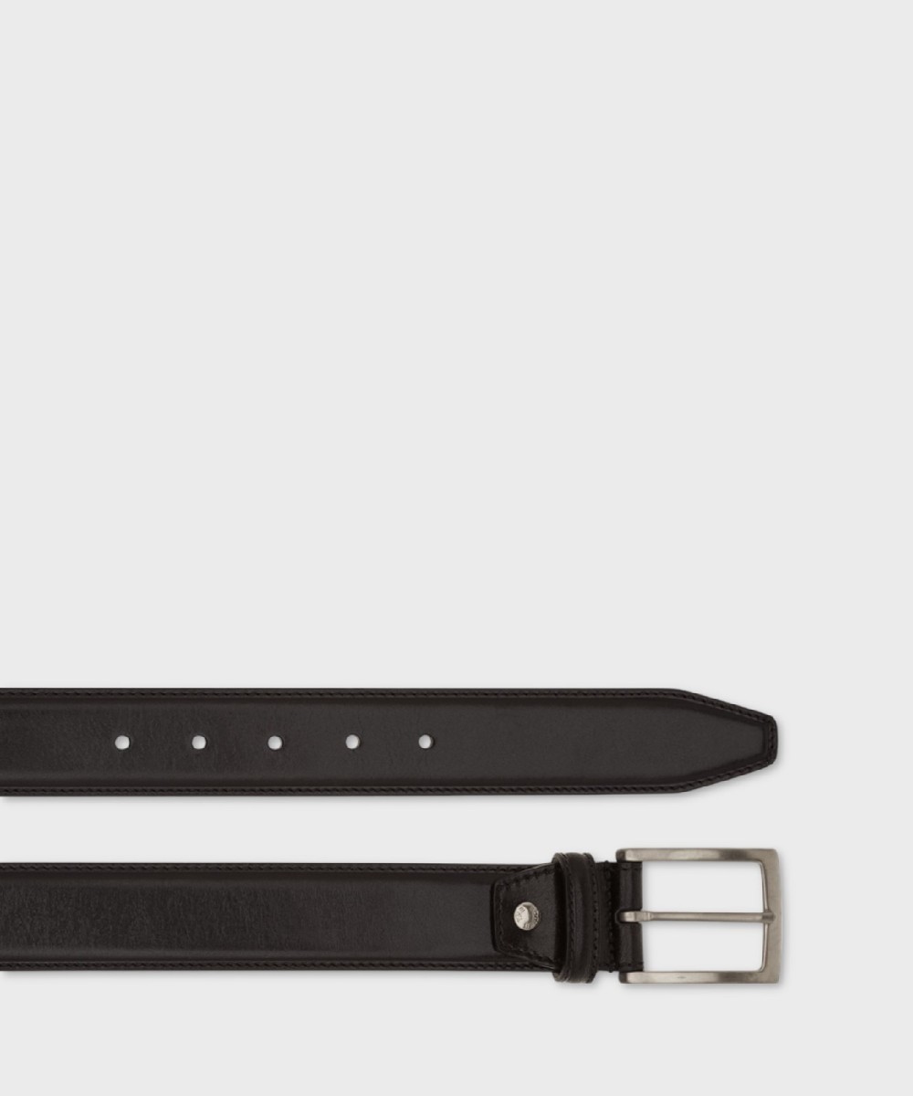 The Bridge Story XL belt, steel buckle, black