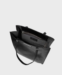 The Bridge Mirra zipped shopping bag, black
