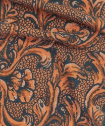 Mantero Ilaria virgin wool scarf, peach