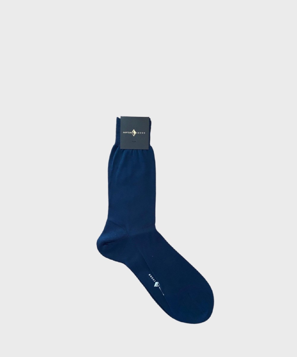 Sozzi Milano short socks in Scottish cotton,...
