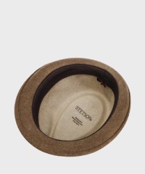 Stetson Trilby cappello in feltro lana beige naturale degrade