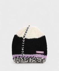 The Bridge wool cap, mauve black white