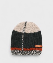 The Bridge wool cap, green white grey