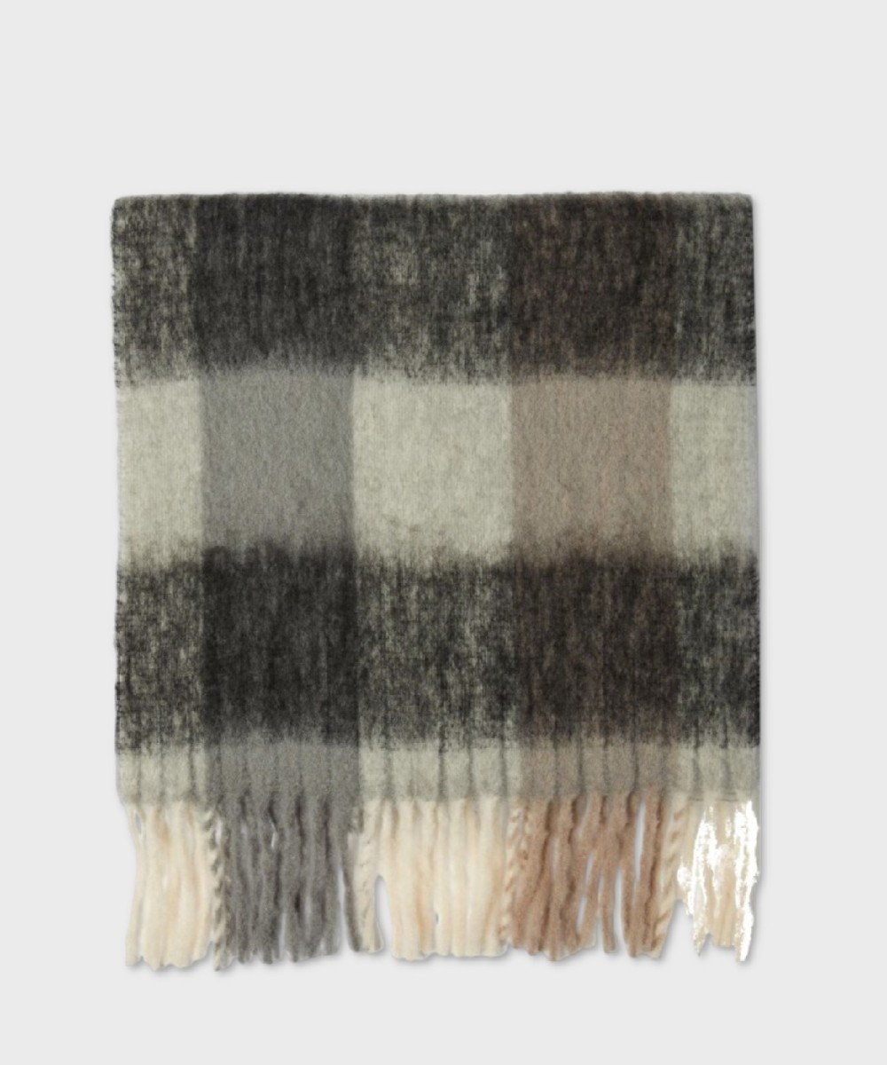 Marella March black fringe scarf