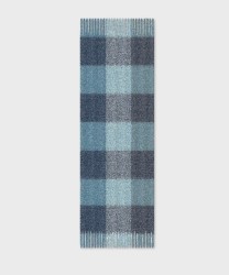Marella March sciarpa con frange azzurro
