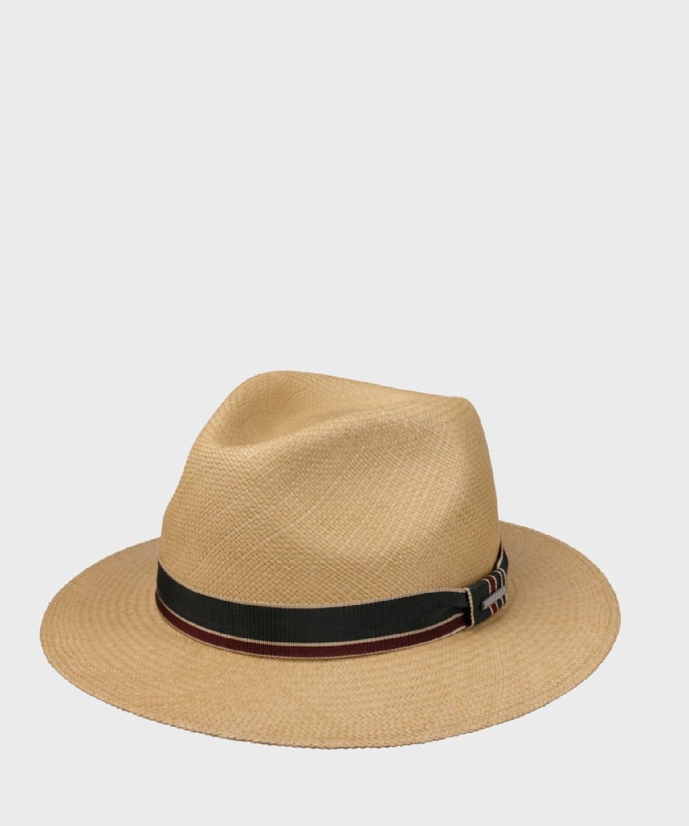 Stetson traveler panama hat, natural straw