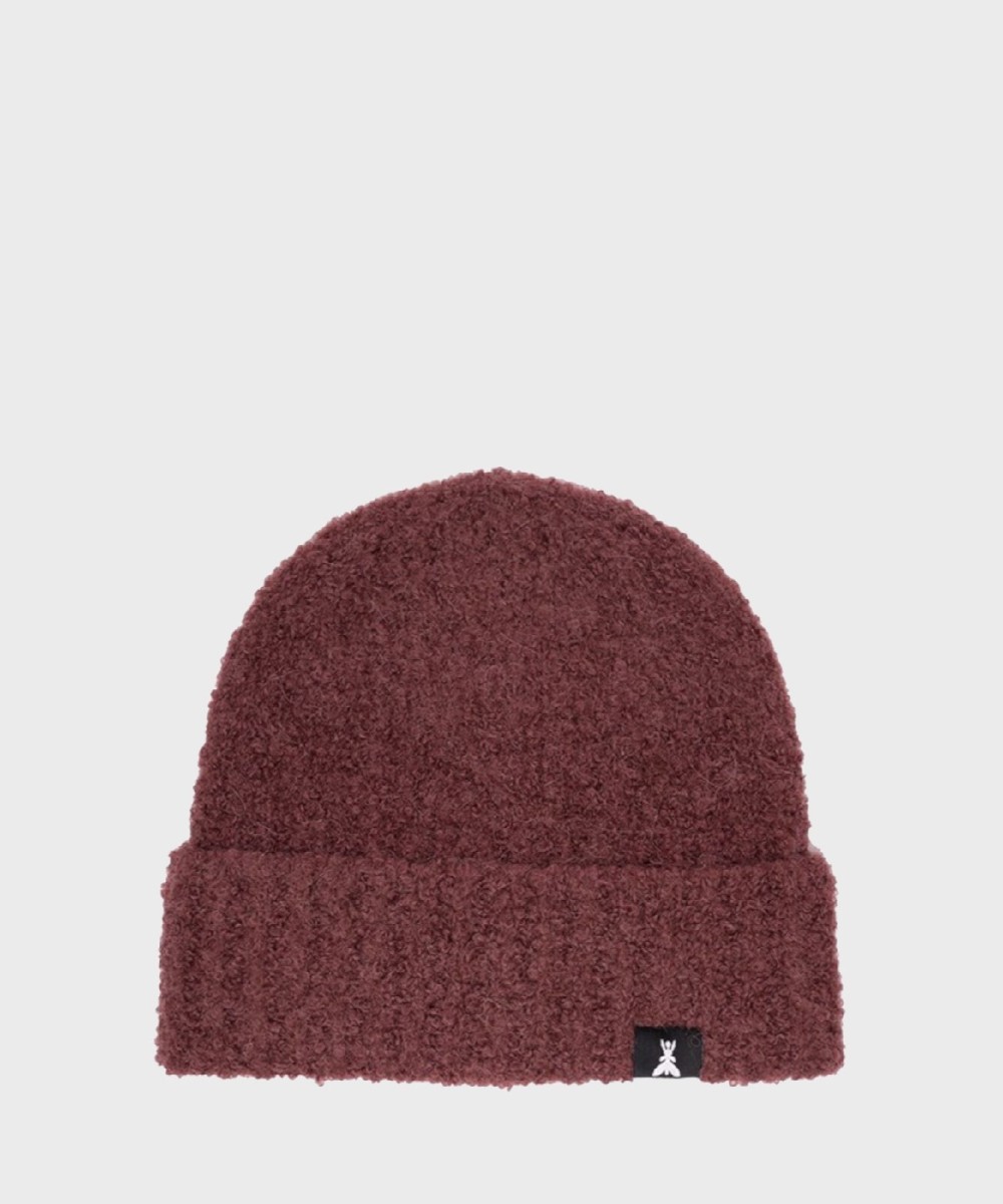 Patrizia Pepe organic wool hat, purple