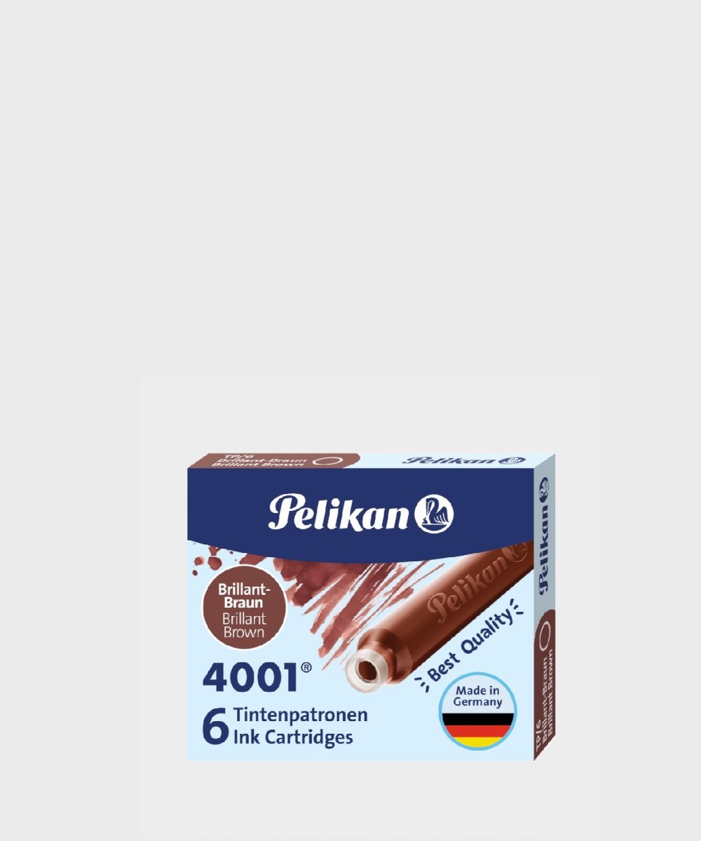 Pelikan 4001 Cartridges 6 Ink for Fountain Pen,...