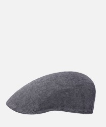 Stetson Madison linen cap, dark grey