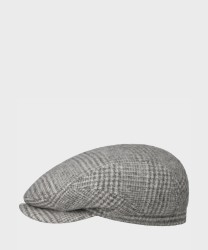 Stetson Driver coppola in lana vergine sostenibile, scozzese
