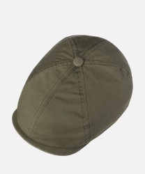 Stetson Twill coppola in cotone, verde