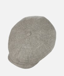 Stetson Ellington coppola in lino e fresco lana, grigio beige