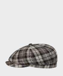 Stetson Hatteras Coppol Tweed in sustainable virgin wool, brown