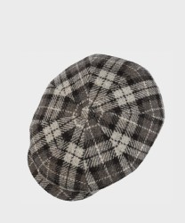 Stetson Hatteras Coppol Tweed in sustainable virgin wool, brown