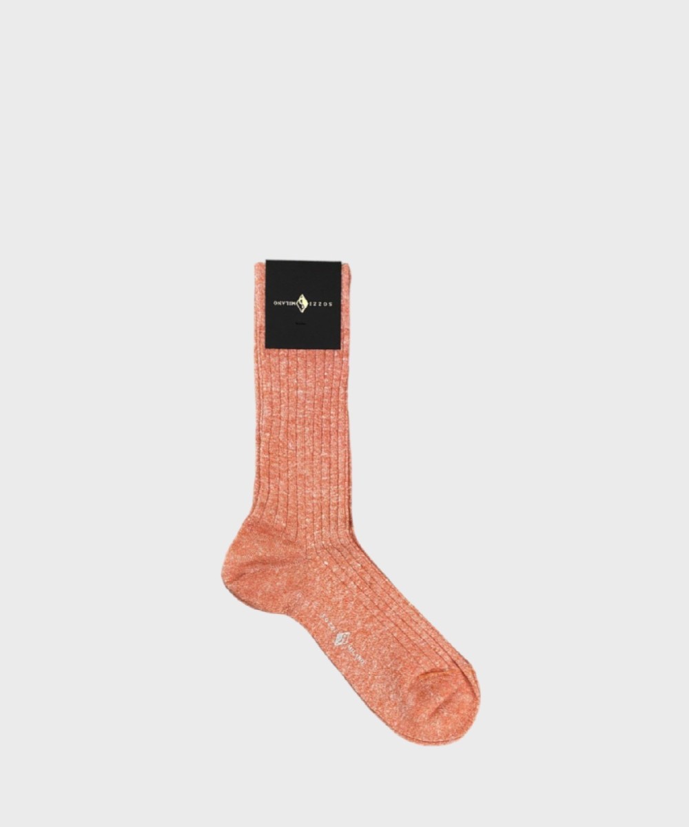Sozzi Milano short socks with raised rib in...
