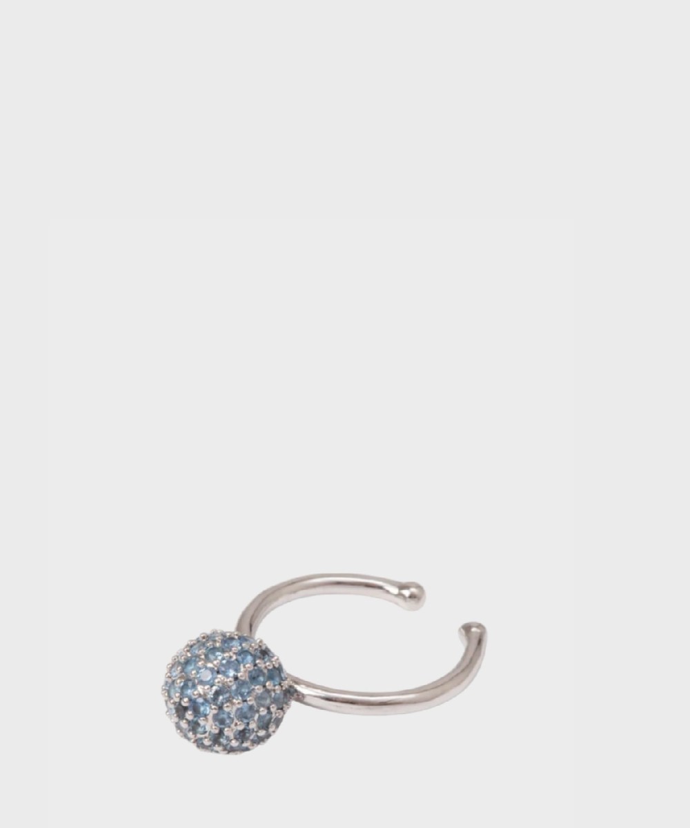 Sodini Praline ring with turquoise zirconia sphere
