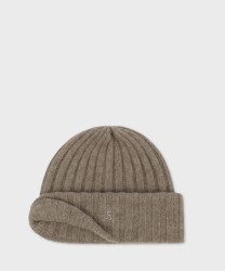 Stetson Beanie pure undyed cashmere cap, pale brown