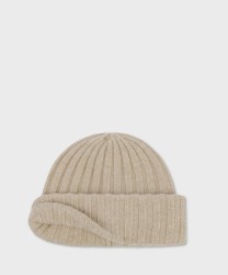 Stetson Beanie berretto in puro cashmere non tinto, natural