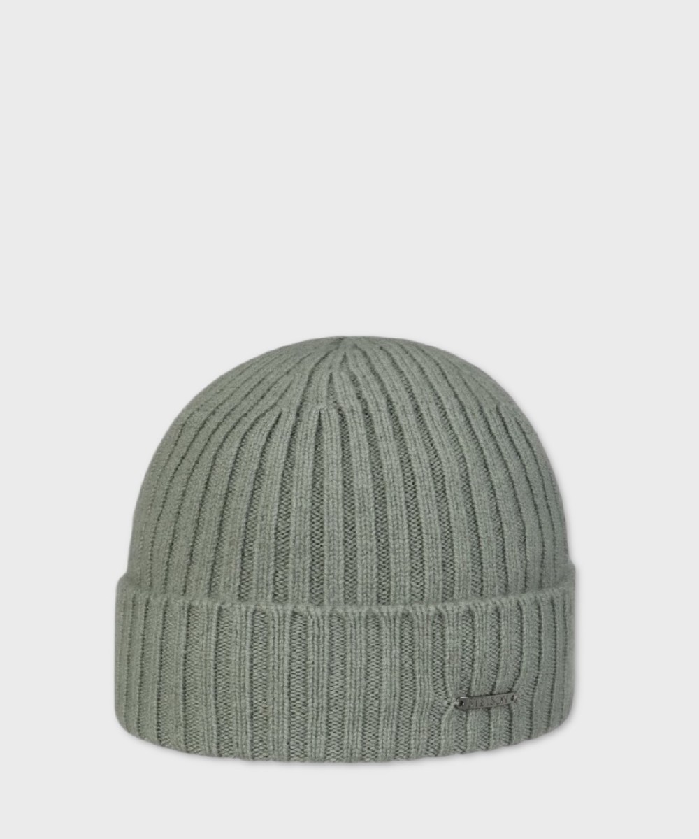 Stetson Beanie berretto in puro cashmere, verde...