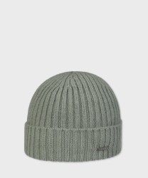 Stetson Beanie pure cashmere hat, sage green