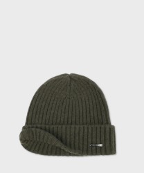 Stetson Beanie pure cashmere hat, moss green