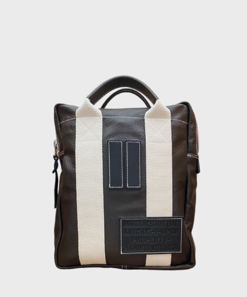 Manikomio Dsgn Lilly backpack, dark brown
