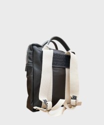Manikomio Dsgn Lilly zaino in pelle marrone dark brown