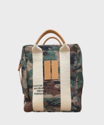 Manikomio Dsgn Lilly zaino olona cotton con fantasia US Woodland