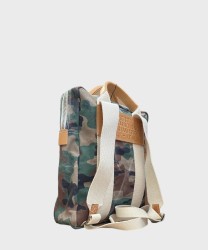 Manikomio Dsgn Lilly zaino olona cotton con fantasia US Woodland