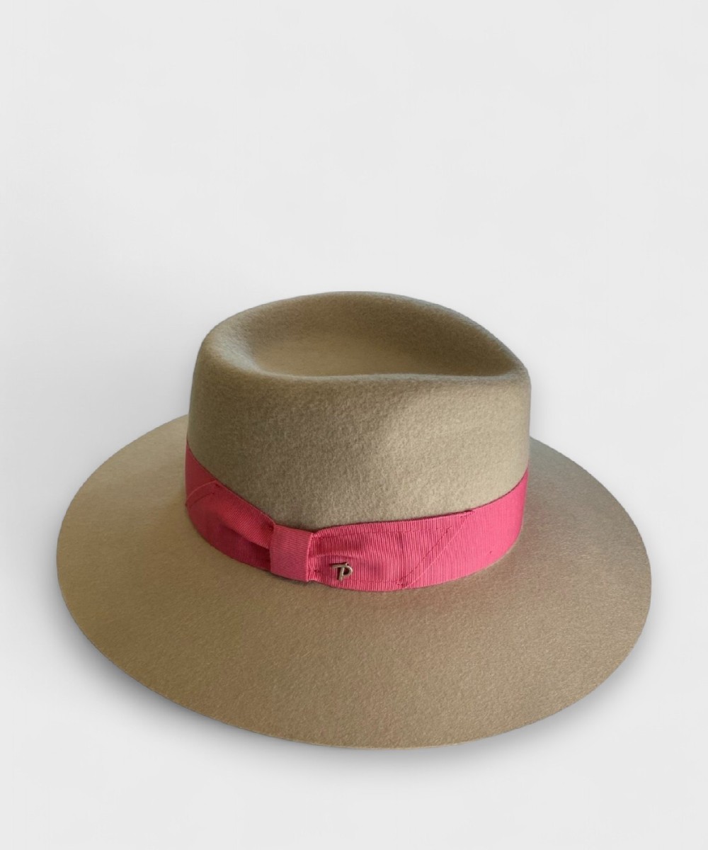 Panizza Andrea cappello feltro lana Chianti, beige