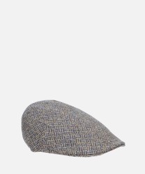 Borsalino Parigi coppola becco d'oca in lana, intreccio beige
