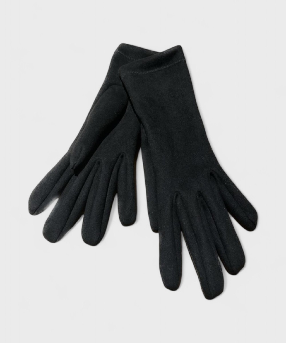 Galise women's eco suede gloves, black