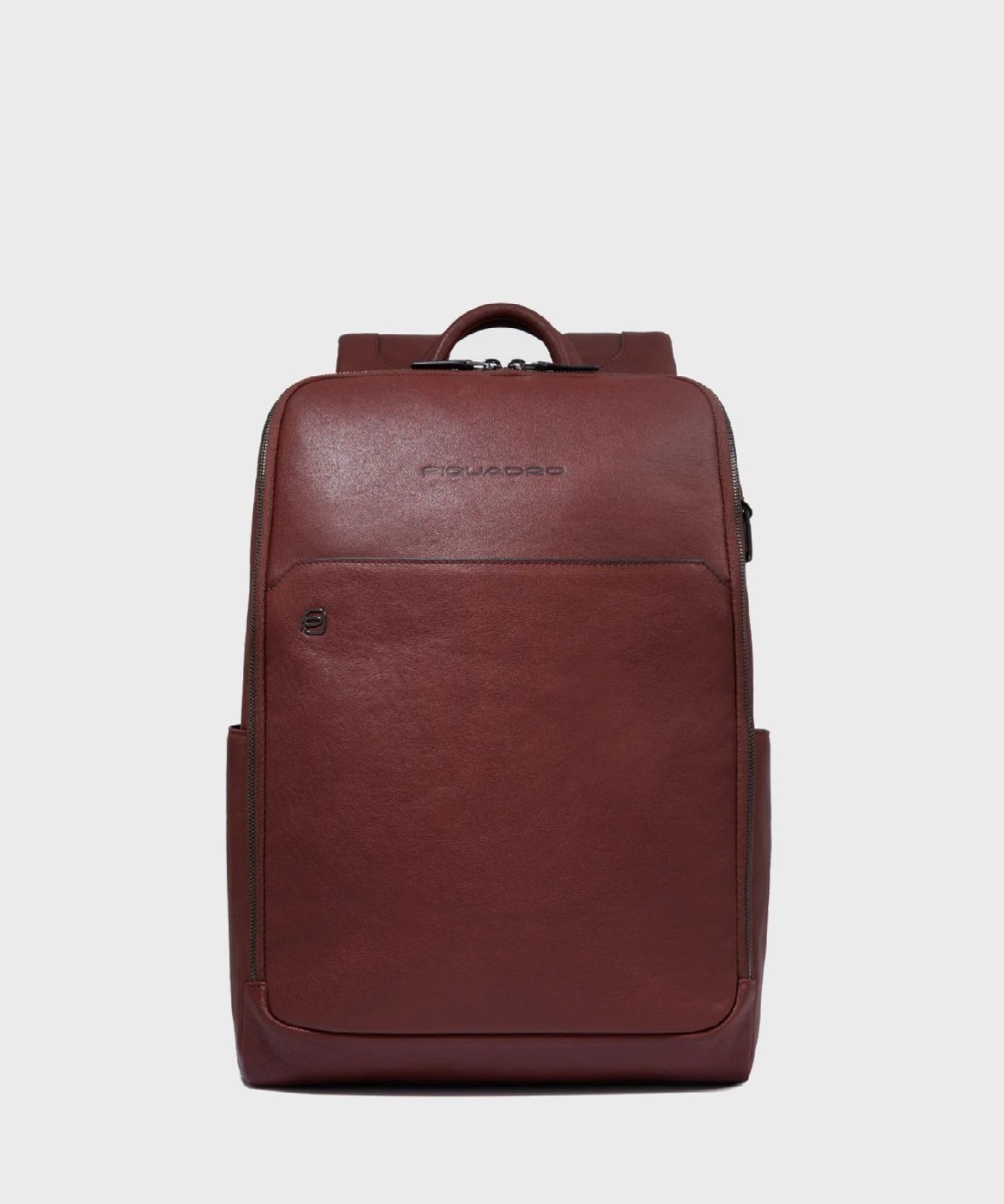 Piquadro Black Square 14" laptop backpack,...