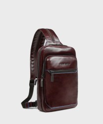 Piquadro Blue Square single shoulder bag with backpack