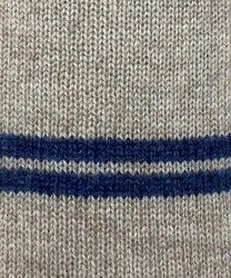 Petronius 1926 cashmere knitted tie, straight, beige