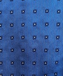 Petronius 1926 three fold silk tie, blue flower pattern