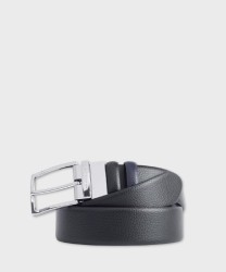 Piquadro Modus reversible belt, black blue