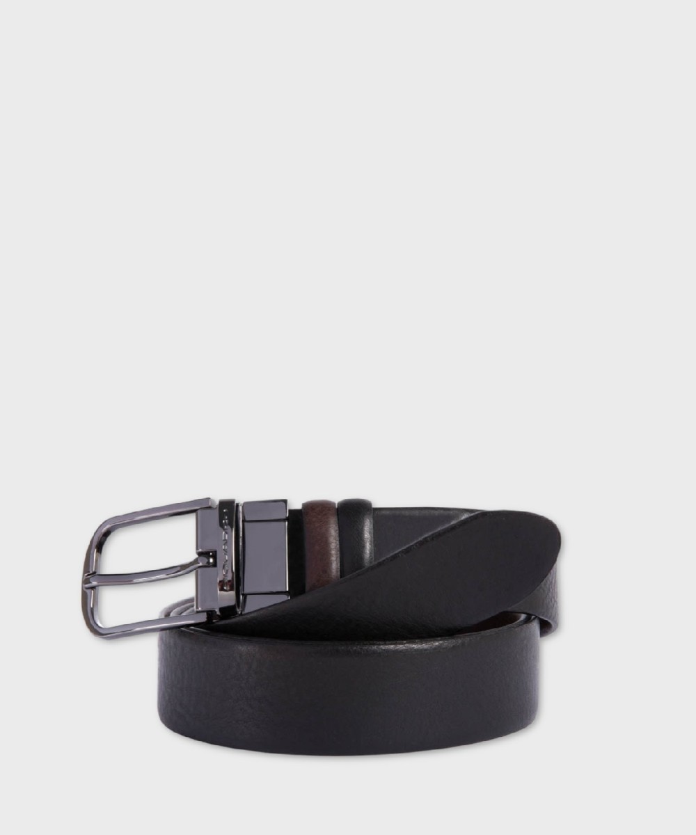 Piquadro Black Square cintura reversibile in...