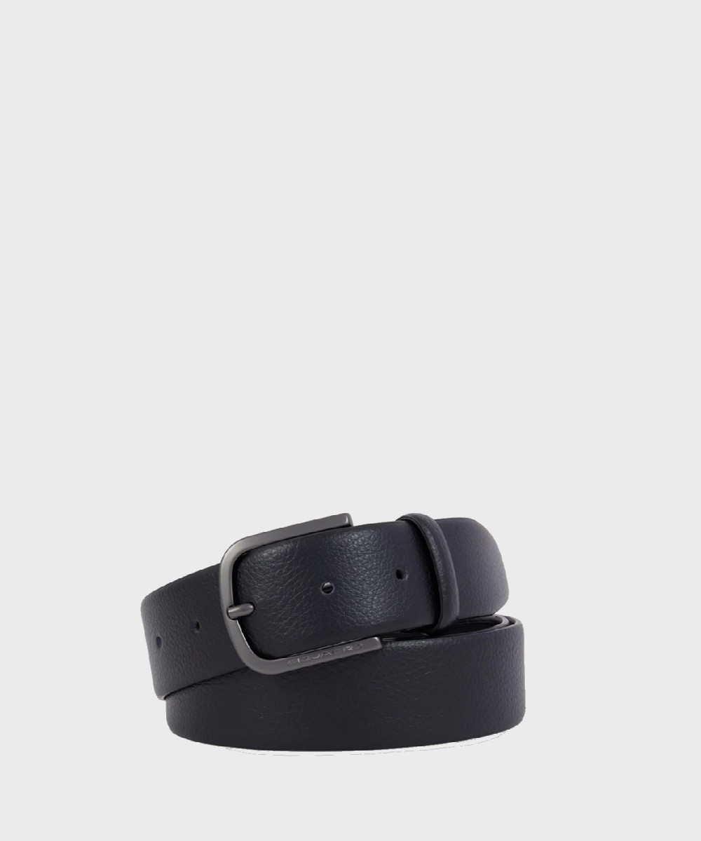 Piquadro Modus belt with pin buckle, black