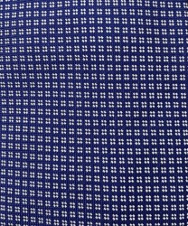 Arcuri cravatta tre pieghe in seta sfodearta, blu puntini