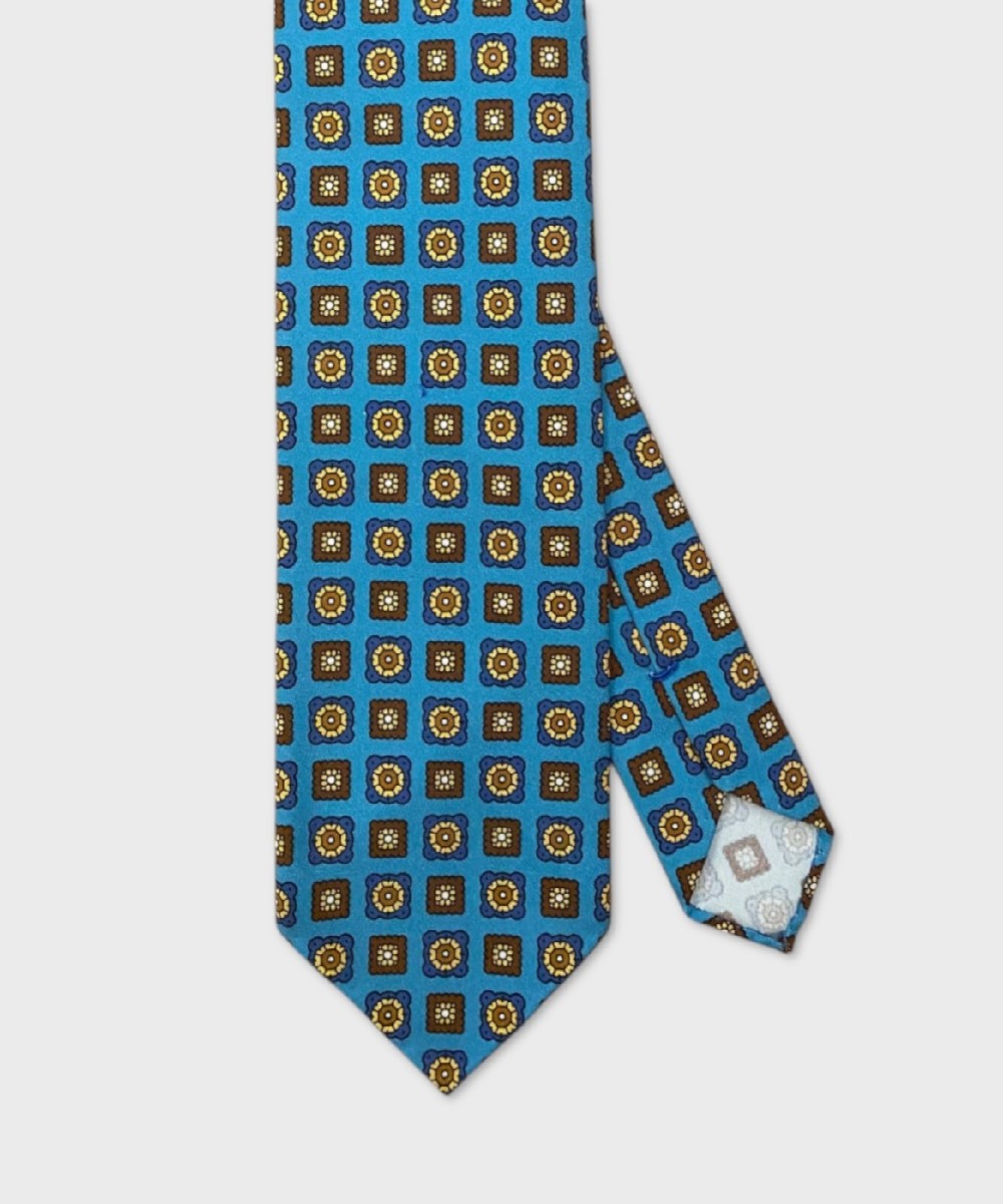 Arcuri three fold silk tie Mudder sfodearta,...