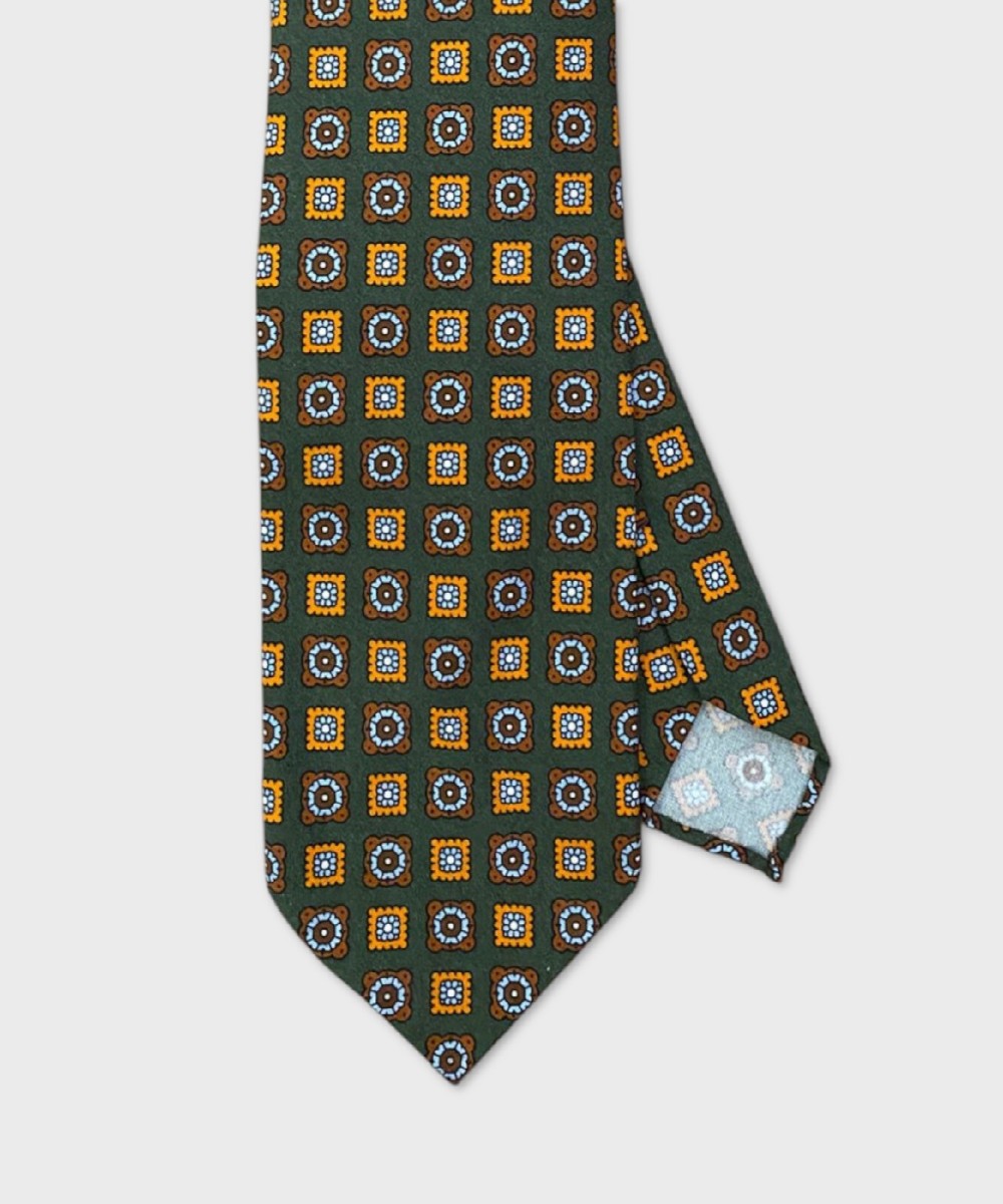 Arcuri three fold silk tie Mudder sfodearta,...