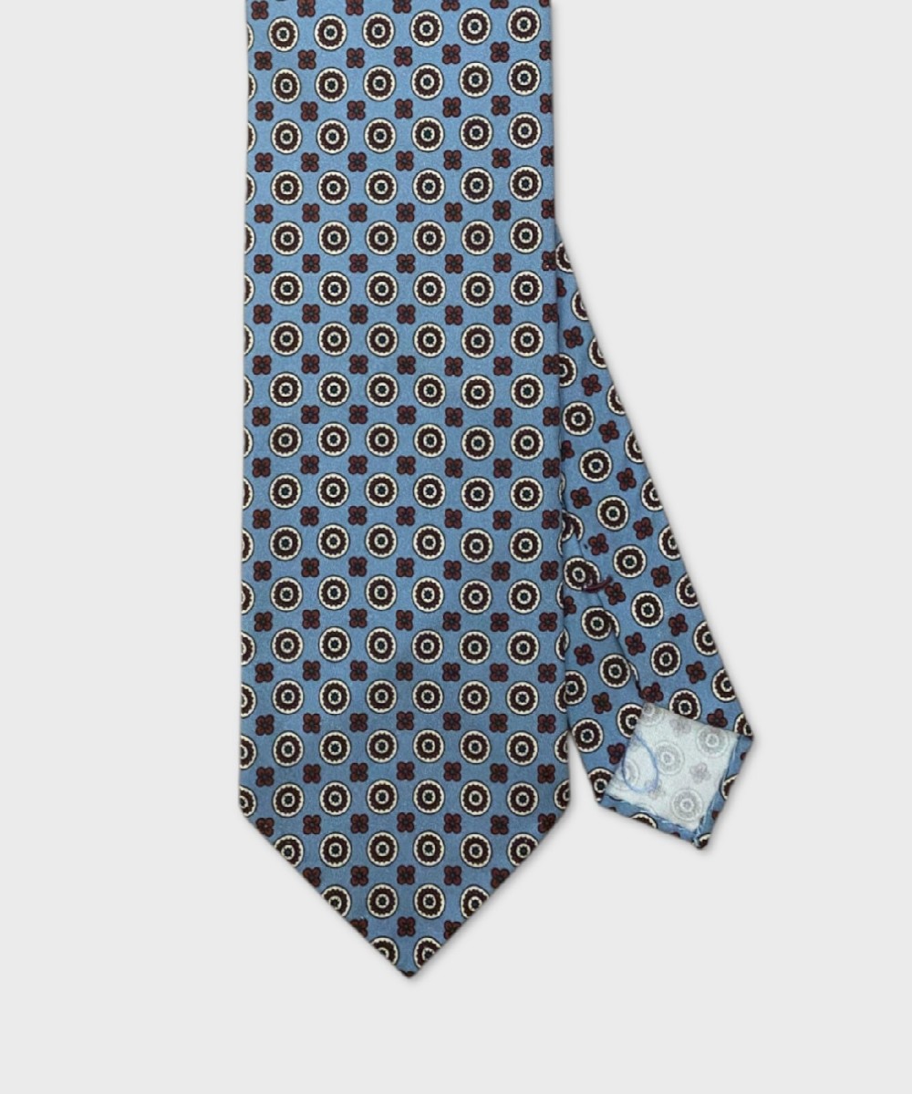 Arcuri three fold silk tie Mudder unsfodearta,...