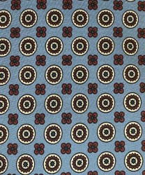Arcuri three fold silk tie Mudder unsfodearta, light blue red