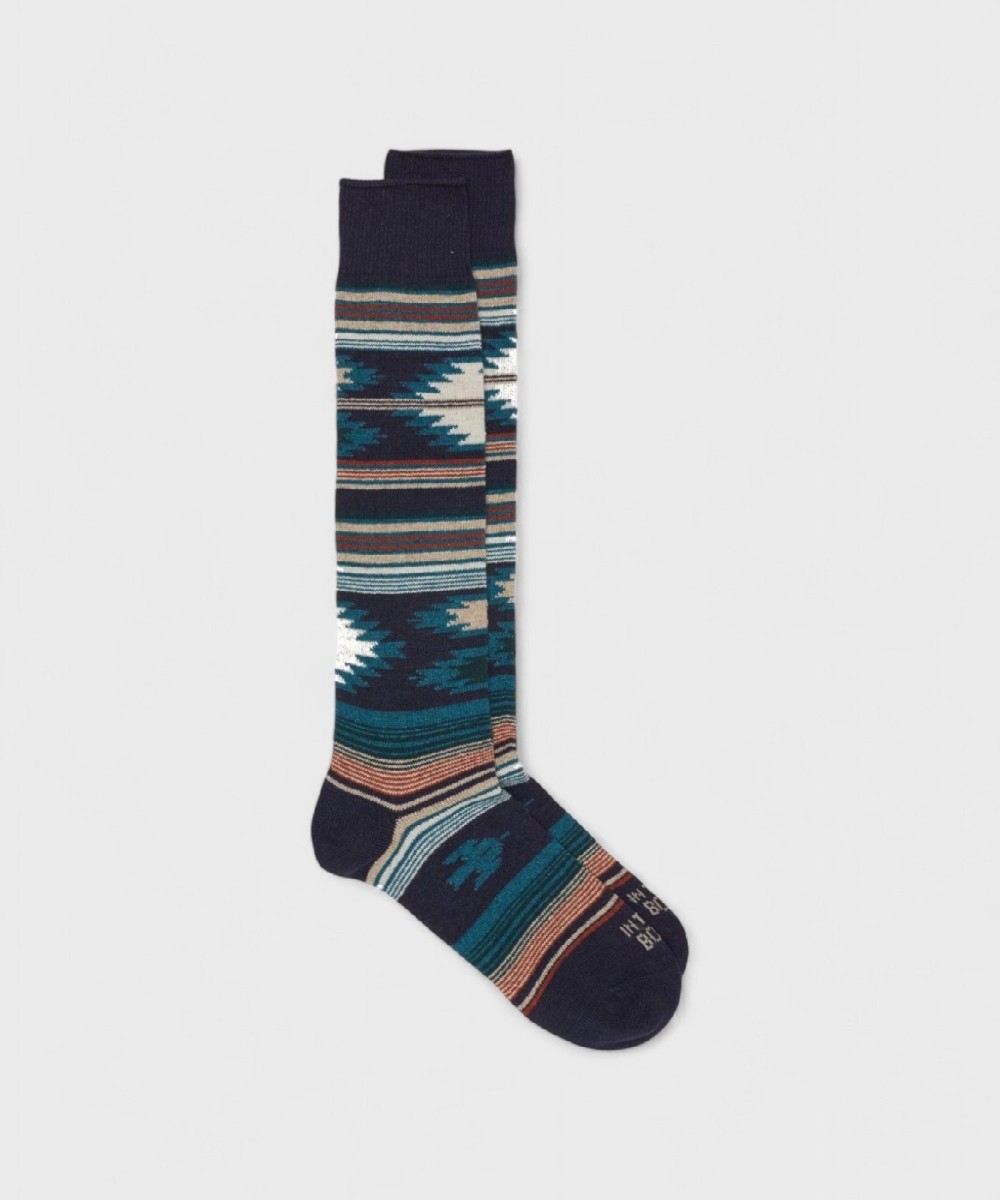 In The Box Navajo Pattern Cashmere Long Socks,...