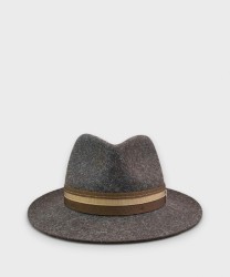 Panizza Gorizia cappello feltro lana Chianti, marrone