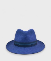 Panizza Gorizia cappello feltro lana Chianti, blu
