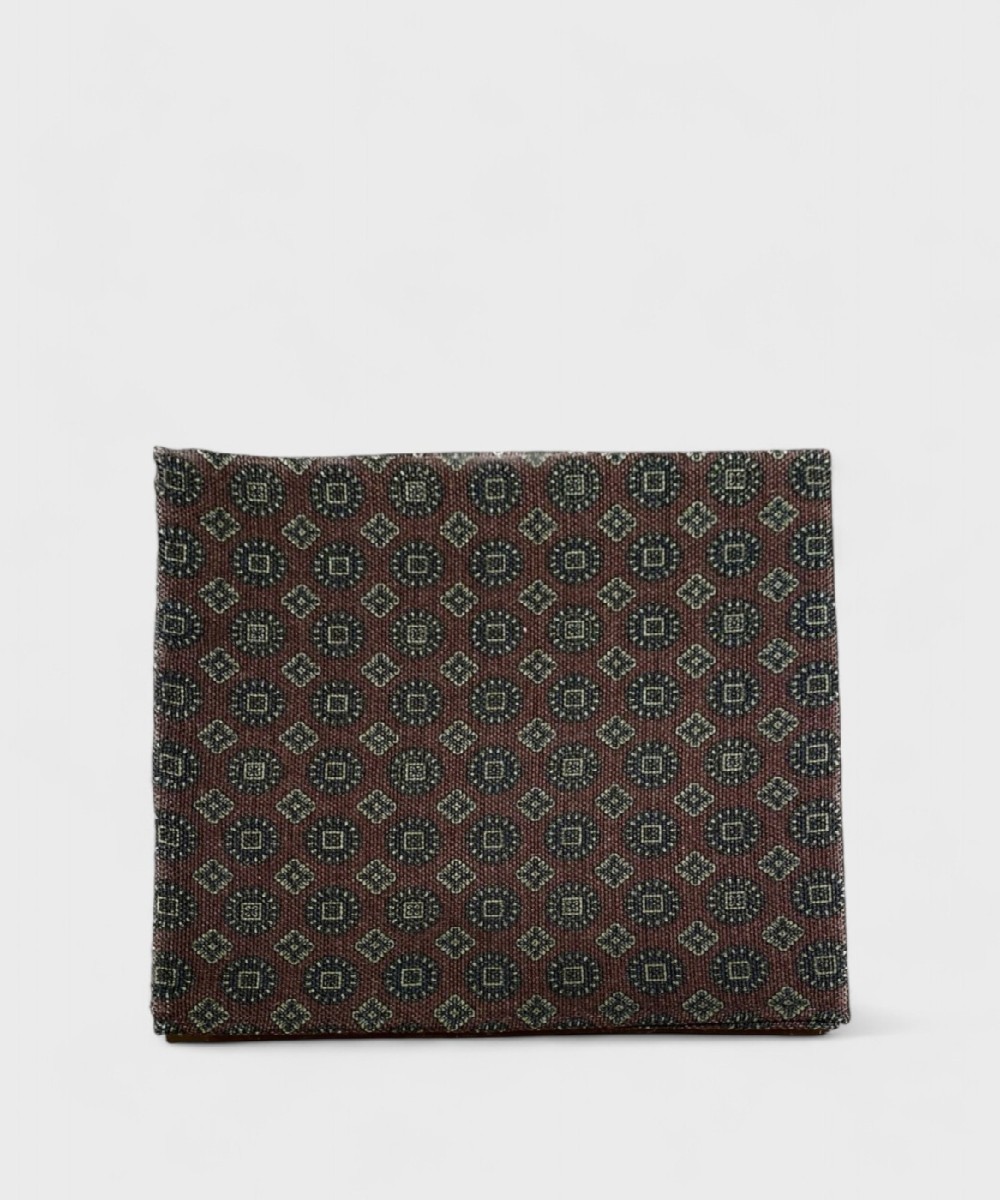 Arcuri pochette da taschino in lana e seta,...