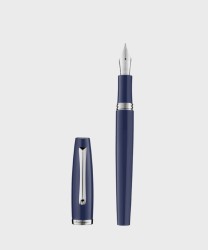 Montegrappa Manager fountain pen M, blue and steel