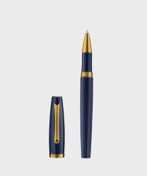 Montegrappa Manager penna roller, blu e oro